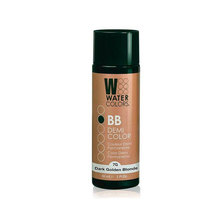 Tressa Watercolors BB Demi Permanent Hair Color 7G Dark Golden Blonde / G- Gold / 7 Professional Salon Products