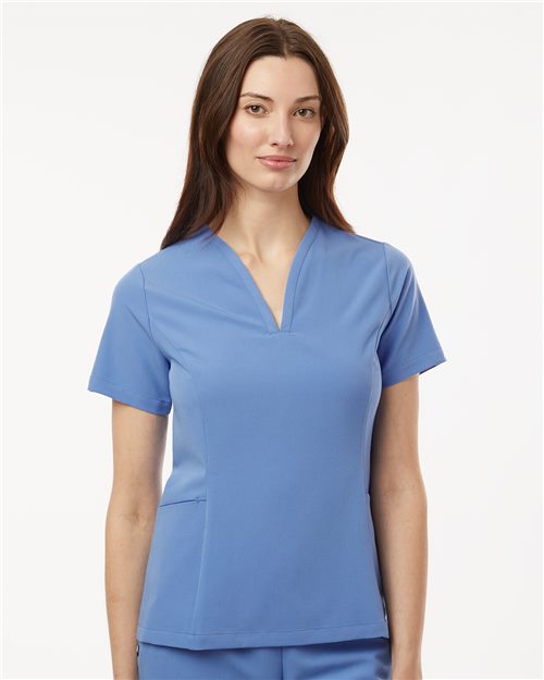 Women's Calix Fit & Flare Scrub V-Neck Top