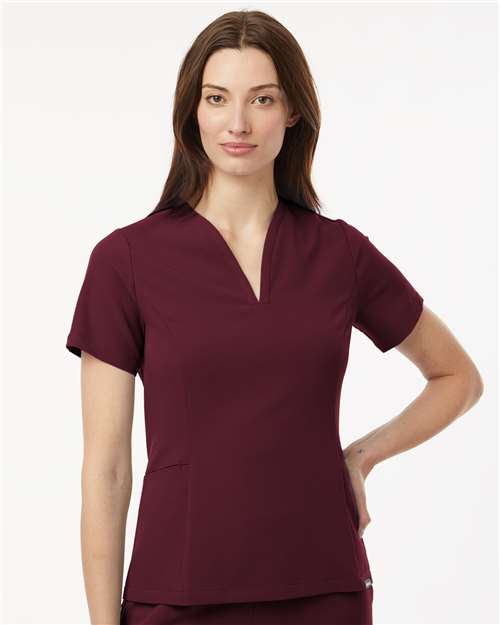 Women's Calix Fit & Flare Scrub V-Neck Top