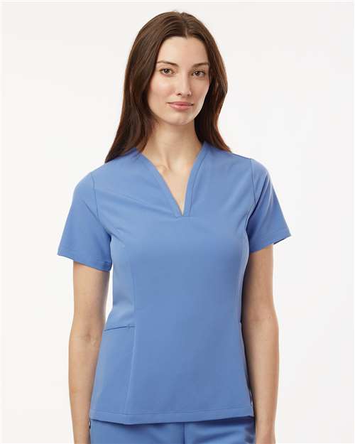 Women's Calix Fit & Flare Scrub V-Neck Top