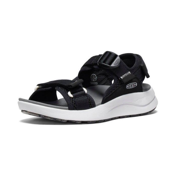 Women's Elle Sport Backstrap Sandal Black Steel Grey