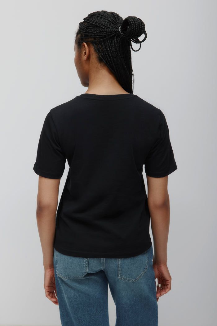 Women's Essential Crew in Black