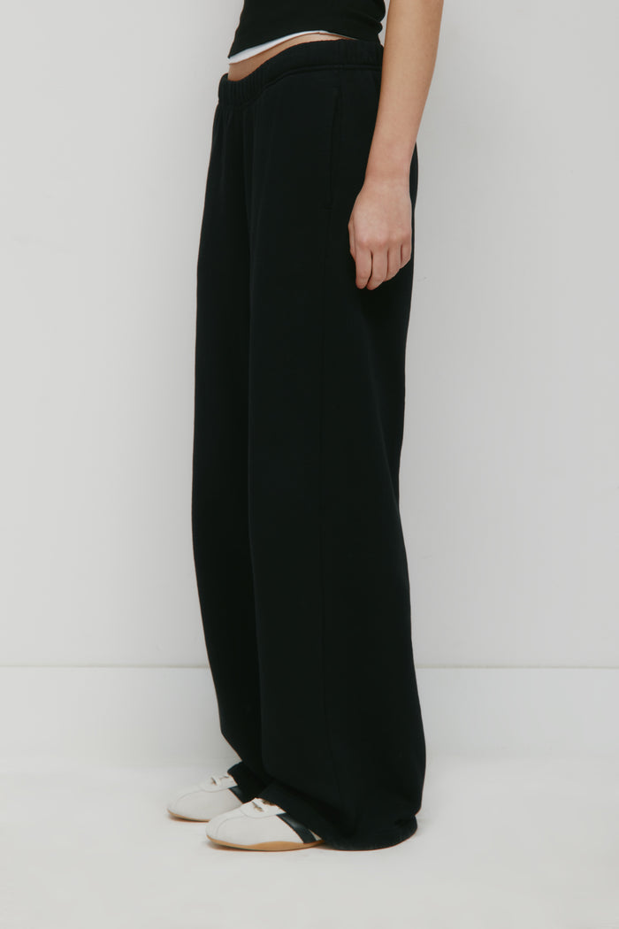 Women's Essential Straight Sweatpant in Black