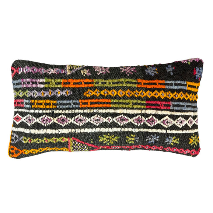 Zephyr II Lumbar Kilim Pillow (8x16)